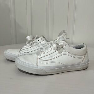Vans Classics White Leather Sneakers